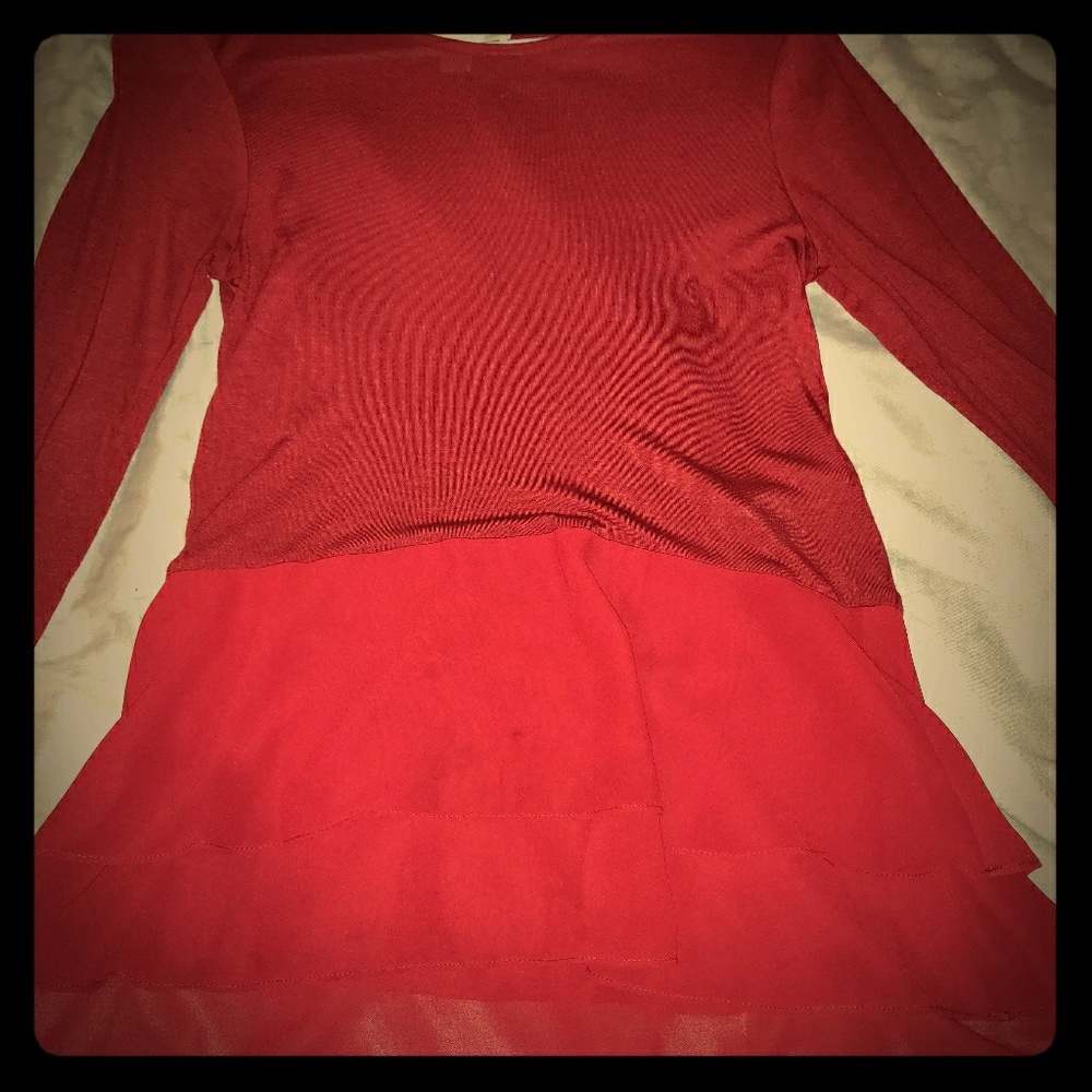 Michael Kors burgundy shirt